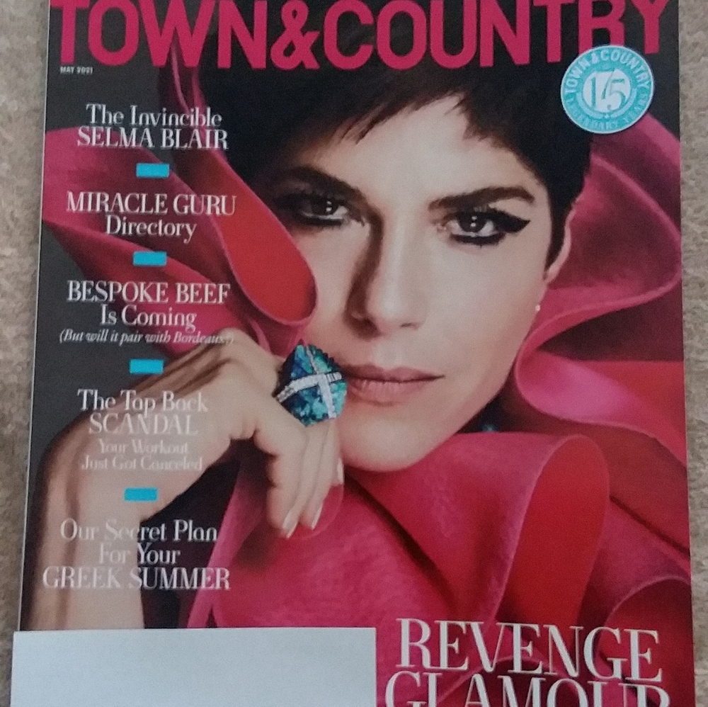 Town & Country Magazine MAY 2021 Selma Blair NEW